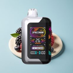 SMOK SPACEMAN SP40000 Zero Nikotin Disposable 20ml, 1000mAh, Brombeere-Himbeere