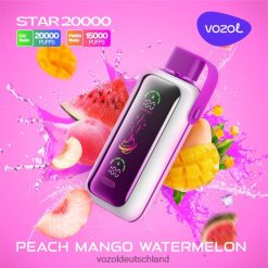 VOZOL Vape Deutschland - VOZOL STAR 20000 4488J16 Pfirsich-Mango-Wassermelone